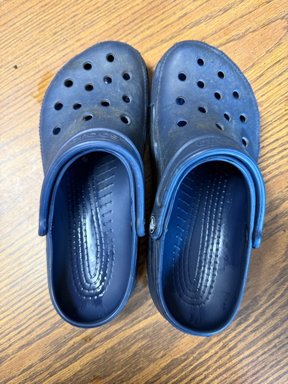 CROCS Kids Classic Clog in Navy